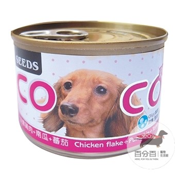 COCO機能plus大狗罐-雞肉+南瓜+番茄160g